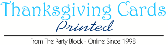 Thanksgiving Cards Printed